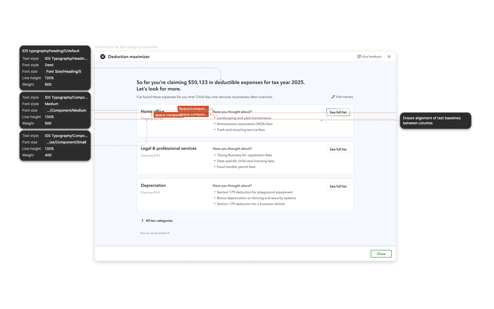Production spec for the code change